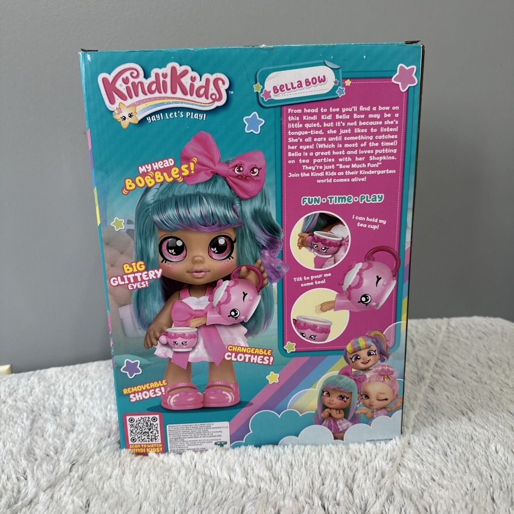 Brand new Kindi Kids Fun Time Friends - Pre-School Play Doll Bella Bow  NIB - Picture 7 of 7